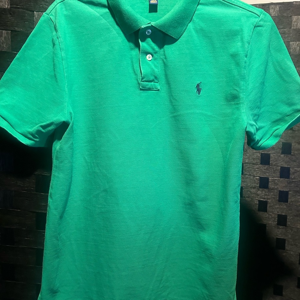 Polo by Ralph Lauren Men's Green Polo Shirt